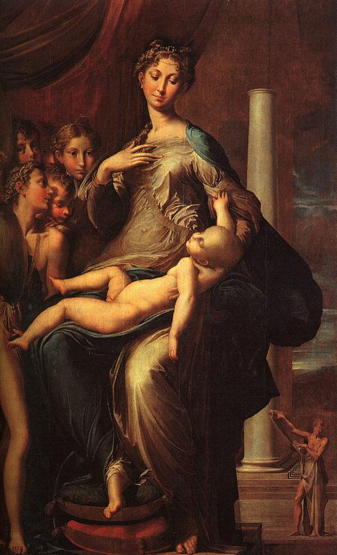Girolamo Parmigianino The Madonna with the Long Neck oil painting picture